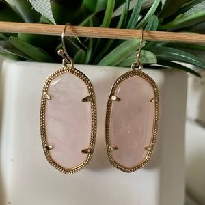 Kendra Scott Rose Quartz Earrings